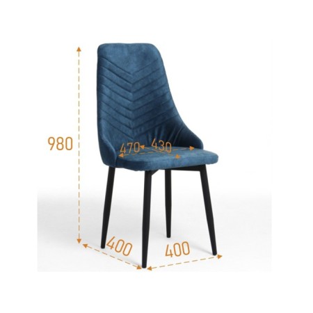 Versailles 140 chair, ocean-1