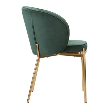 Coral chair, 560 × 500 × 850 mm, velor, green color-8