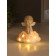 Souvenir Ceramics Light "Angel soap in pink on a cloud" 5.5x12x11 cm