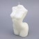 Figure candle "Women's silhouette", 15x7 cm, white