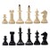 Chess figures of the Grandmaster "Ivengo", King H-10 cm, pawn-5 cm, in the box