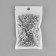 Upper metal limiter for lightning, No. 8, 1000 ± 20 pcs, silver color