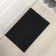 Rug -shaped rubber "parquet", 40 × 60 cm, black color