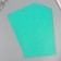 A set of glitter foamiran (5 sheets) 2 mm, 20x30 cm, mint