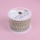 Chain with rows, 3 rows, metal, glass, 6 mm, 4.5 ± 0.5 m, silver color