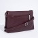 Cross-Bodi bag with zipper, burgundy color