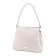 Bag women, genuine leather, milk 27x7.5x24 cm