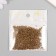 Glass beads 11/0 "cylinder. Bronze gloss" 10 g
