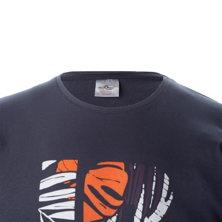T-shirt male, dark gray color, size 46-6