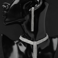Set 2 objects: earrings, necklace 