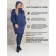 Female coat, size 54, blue color