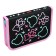 Penal 1 section 130 x 190 mm, Hatber "My Bear", laminated cardboard, black/pink (3D risun) NPN_44038