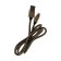 Lightning cable - usb, 2.1 a, nylon braid, 1 meter, golden