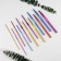 A set of hooks for knitting, d = 2-8 mm, 14.5 cm, 12 pcs, color colorful color