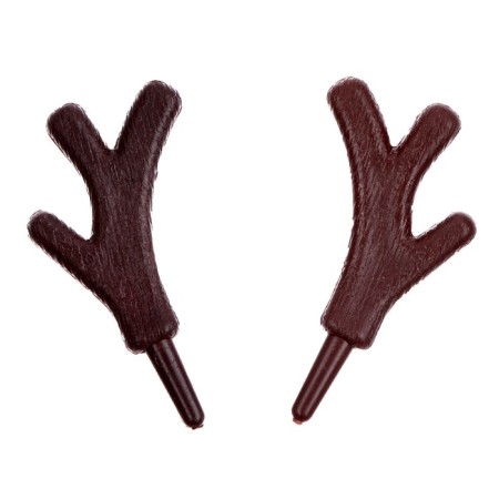 Horns "deer" size 1 pc. - 3.3 × 2.5 cm, set 2 pcs.