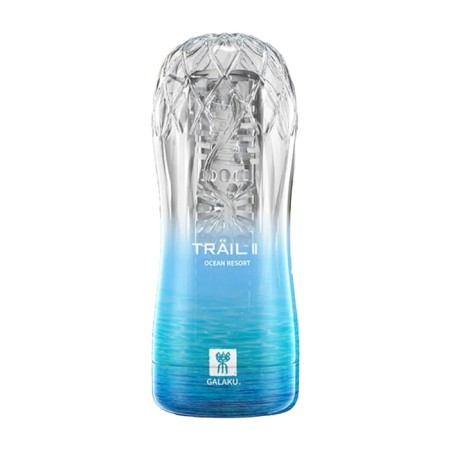Masturbator Galaku Cup Ocean, in the hard case, gel silicone