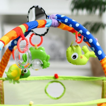 Developing rug "Tortilla" 3 in 1, toys, 30 centers. Sharov-4