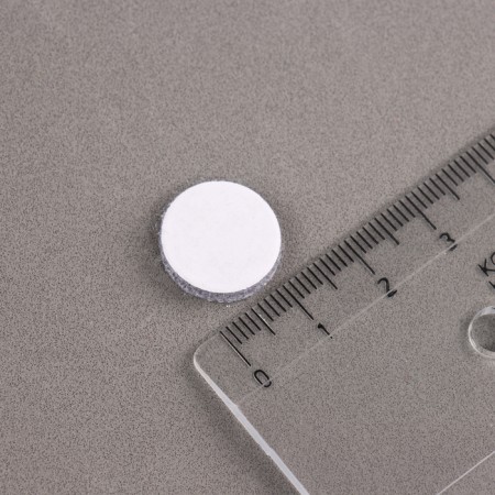 Velcro on a glue basis "Circle", set 55 pcs., Size 1 pc: 1.5 × 1.5 cm, color gray color-3