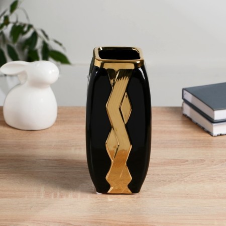 VAZA Ceramics Table "Esther" 22 cm, black