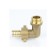 Adapter Aquasfera 9106-03, d = 20 mm x 1/2 ", angular, with a fitting, external thread, brass