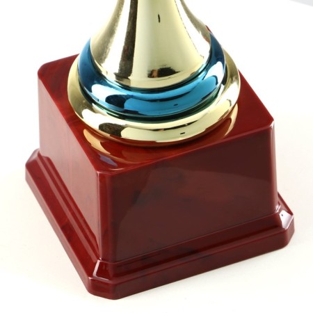 Cup 101, award figure, gold, plastic stand, 34 x 12 x 8.5 cm.-3