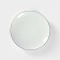 Porcelain plate "Palette", d = 17.5 cm, white