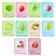 A set of moisturizing, fabric facial masks "Botanika", 20