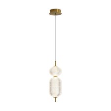 Suspended lamp Freya Fr6135PL-L13BT AWELLA, 150X150X2020 mm, LED, 13W, 1600LM, 3000K, brass color