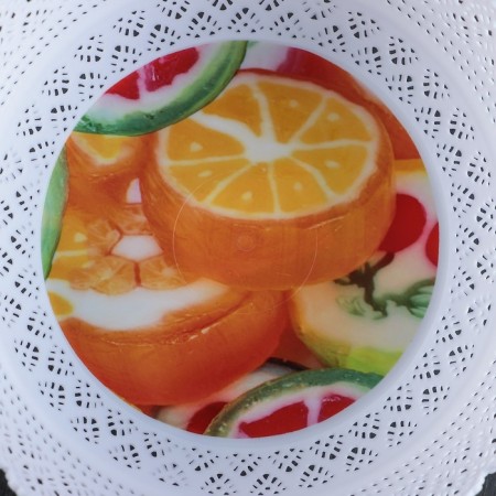 Vase for bread and fruits "Zephyr. Print ", d = 20 cm, color mix-6