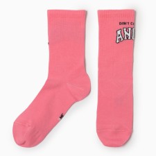Women's socks, pink color, size 23-25