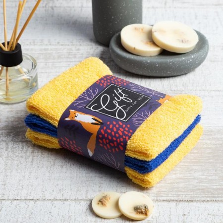 Set of terry towels Gift only for you 30x30 cm - 3 pcs, 100% cotton 340 g/m2