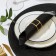 NOBLE napkin ring, 4.5 × 2.9 cm, gold color