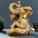 Pigger "Elephant sitting" gold, 40x23x29cm