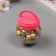 Adhesive tape plastic in the jar "Glori. Gold, silver" NR 40 pcs 1.2 cm, dl.0.9 m 7x7x9 cm