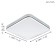 Lamp Manilva 1, 1x16W LED, 3000K, 1500LM, chromium color