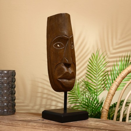 Mask "Leni" on a stand, Albezia 42 cm