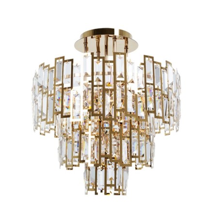 Mintaka 46 cm chandelier, D 50 cm, 8x60W E14