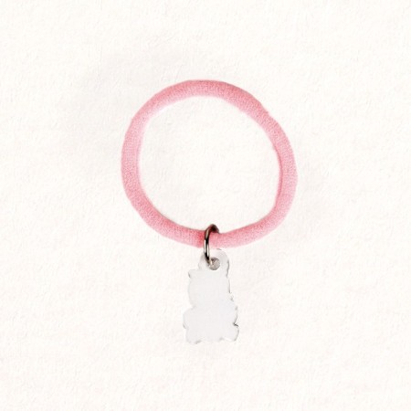 Hair gum "Dream nearby", diam. 4 cm-3