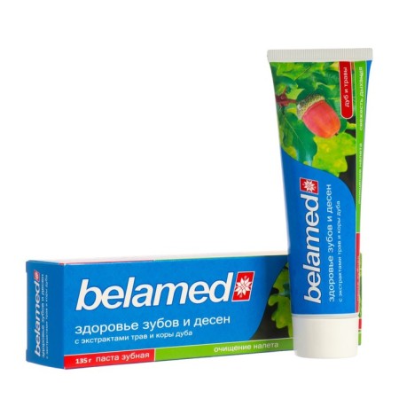 Paste toothpaste Belamed Health of teeth and gums with extracts of herbs and oak bark, 135 g