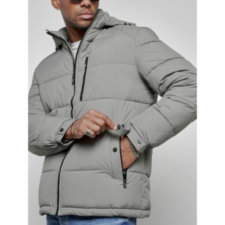 Sports male Winter, size 58, gray color-11