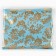 Locum for needlework, atlas, gold pattern on Blue, 50 × 75 cm