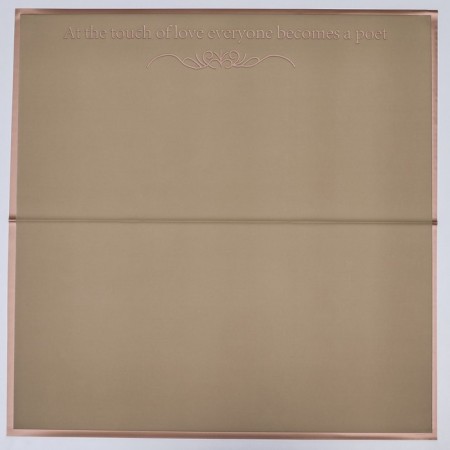 Matte film "Touch of love" beige, 0.58 x 0.58 m-2