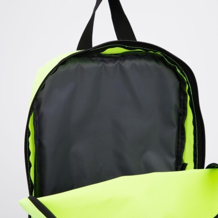 School textile school with pocket, yellow/black color, 22x13x30 cm-6