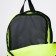 School textile school with pocket, yellow/black color, 22x13x30 cm