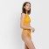 Swimsuit female separate minku color is bitter, size 46