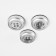 Lumina Night -bend "PushLite" 4xled 1.5W battery AAA 7cm. silver