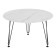 Critical Creed's table, 730 × 730 × 446 mm, Monte white marble color