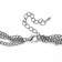 Beads "Chain" Pearl in a cut, white color in silver, 55 cm