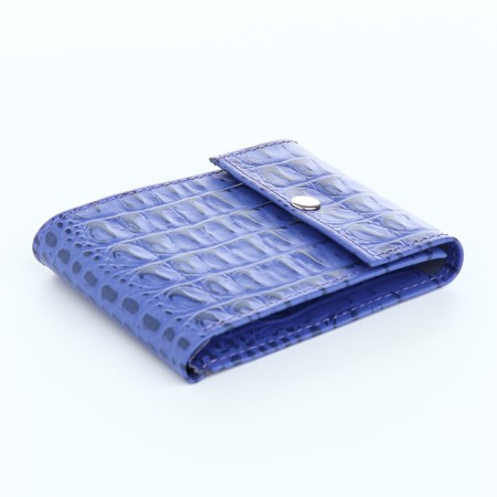 Women's wallet on the button, Textura, lilac color-4