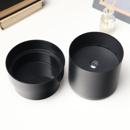 Secret safe, flower pot, black-1